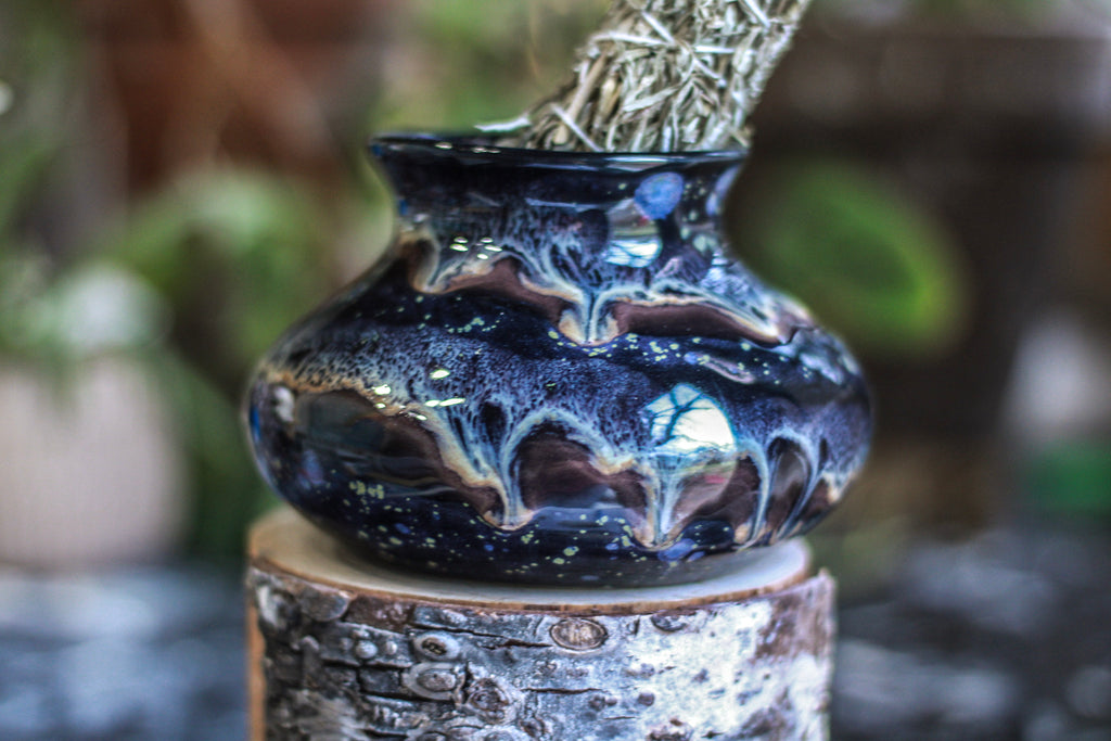 23-E Cosmic Amethyst Grotto Smudge Cup/Vase, 12 oz.