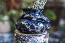 Load image into Gallery viewer, 23-E Cosmic Amethyst Grotto Smudge Cup/Vase, 12 oz.
