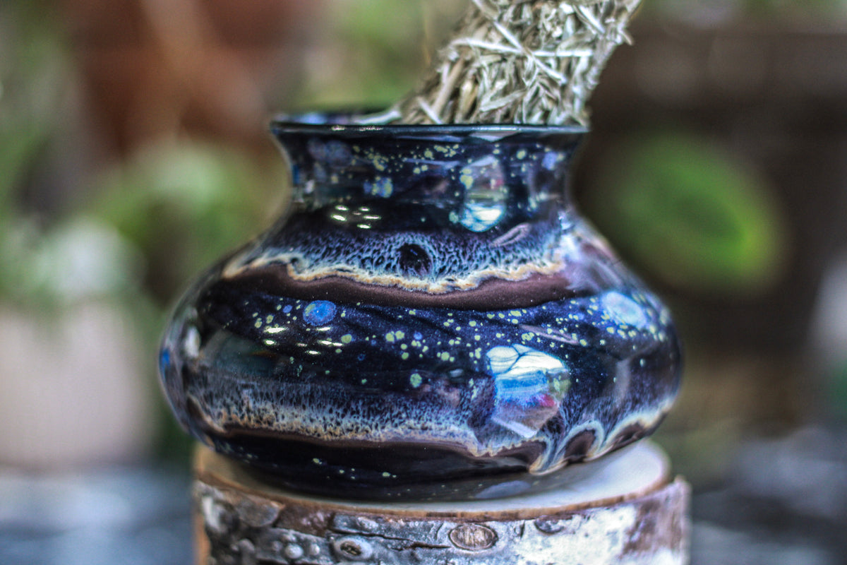 23-E Cosmic Amethyst Grotto Smudge Cup/Vase, 12 oz.