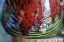 Load image into Gallery viewer, 16-D Molten Melon Squat Textured Mug, 33 oz.