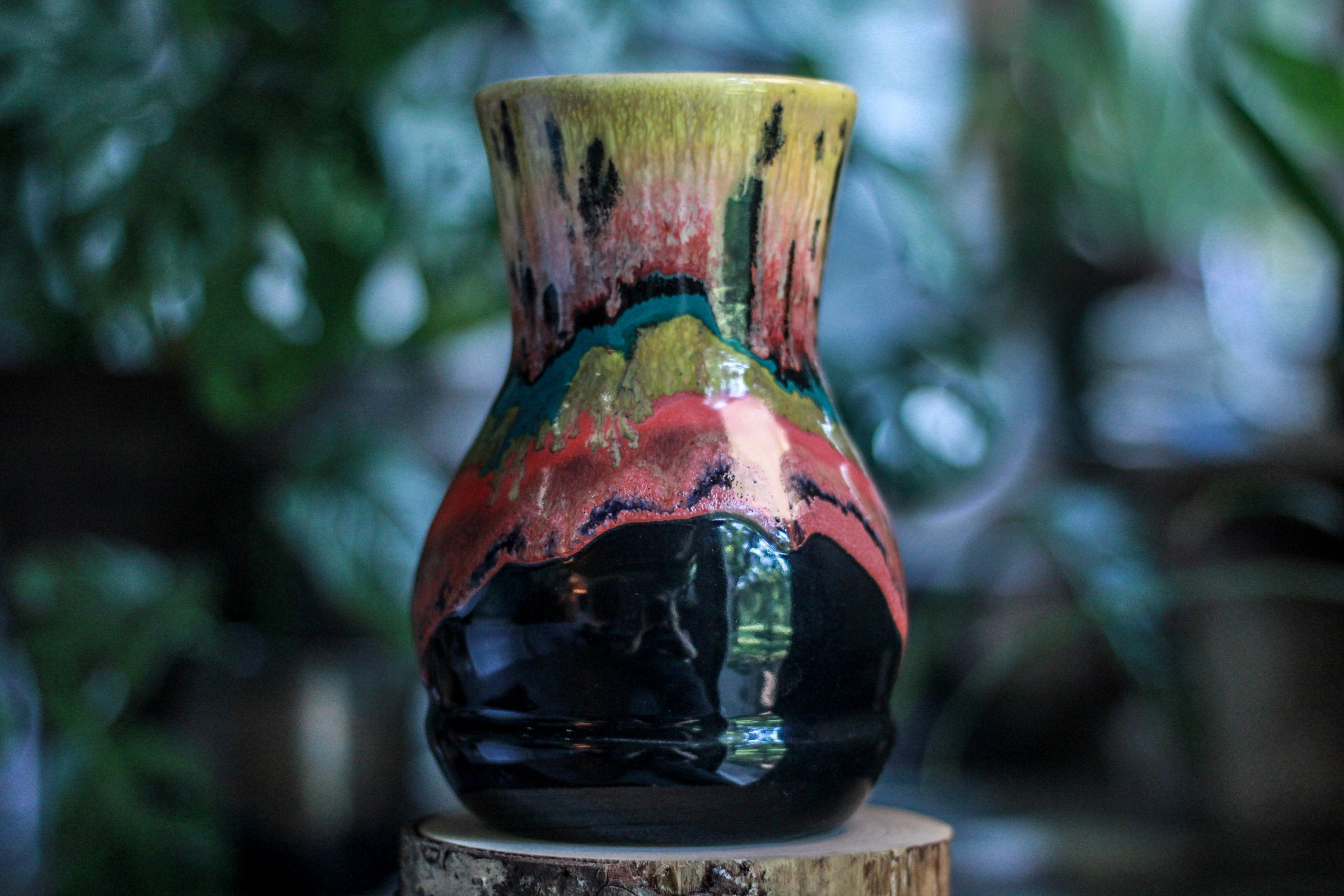 01-A Desert Rainbow Variation Flared Acorn Mug - MINOR MISFIT, 23 oz. - 10% off