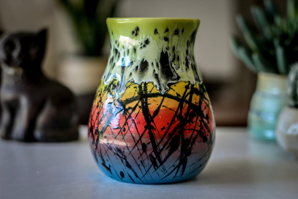 01-A Rainbow Corona Flow Flared Mug - MISFIT, 18 oz. - 15% off