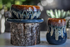 01-A New Wave Hermit Set - TOP SHELF, 10 oz. cup/ 13 oz. bowl