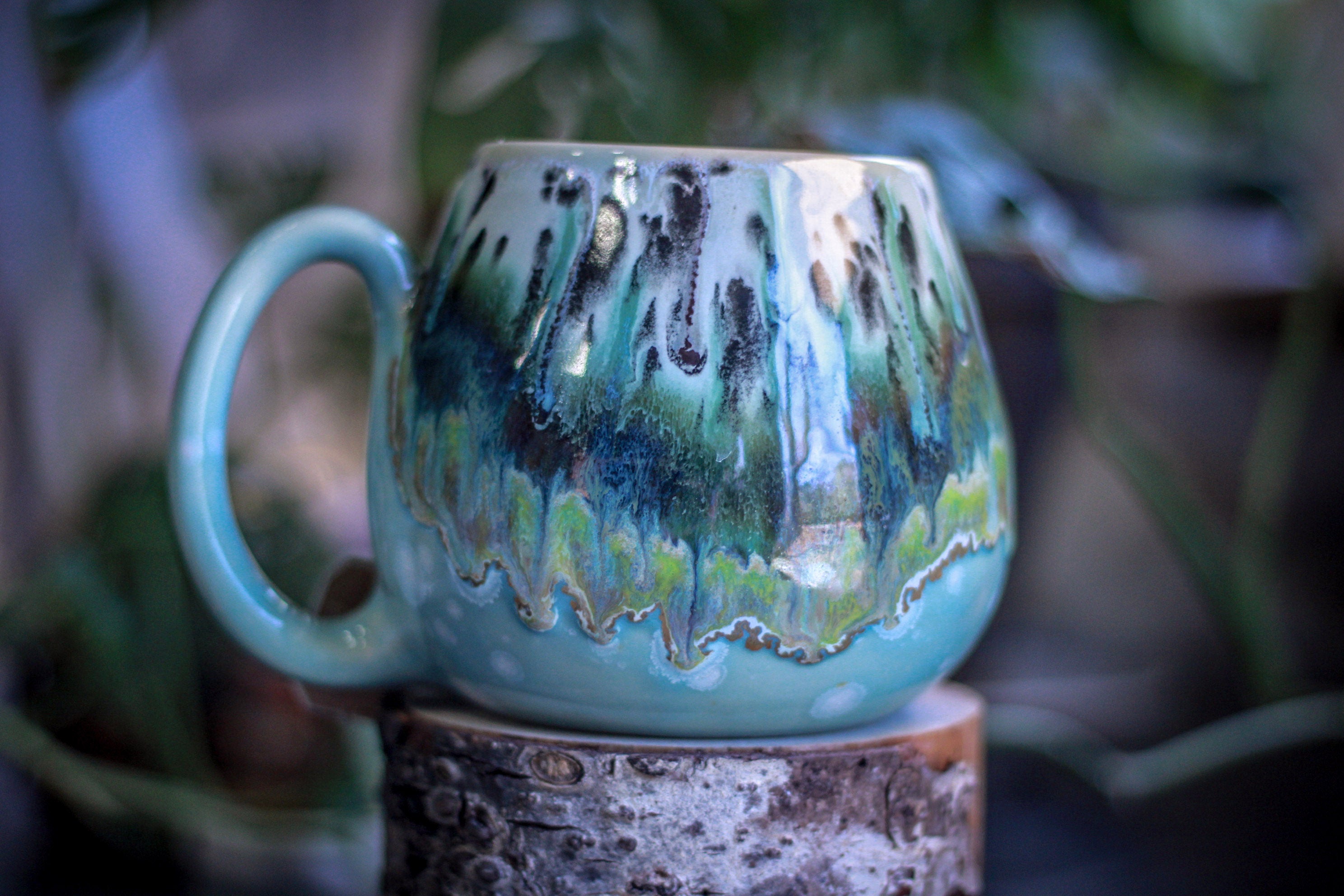 01-B Champlain Falls Notched Mug - TOP SHELF, 22 oz.