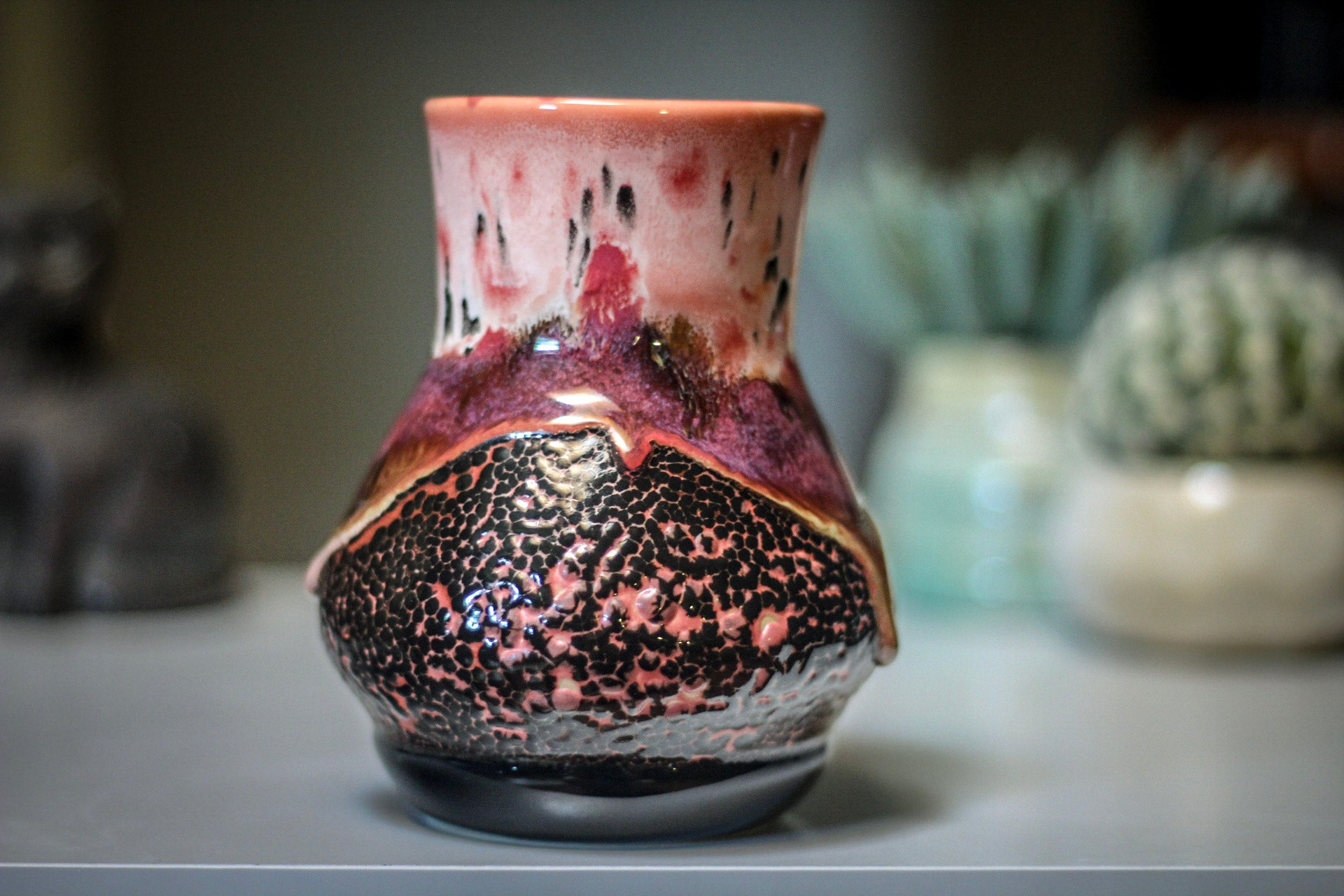 01-B Coral Mountain Lava Flared Acorn Mug - ODDBALL, 18 oz. - 10% off