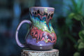 03-A Purple Rainbow Grotto Flared Mug - TOP SHELF, 20 oz.