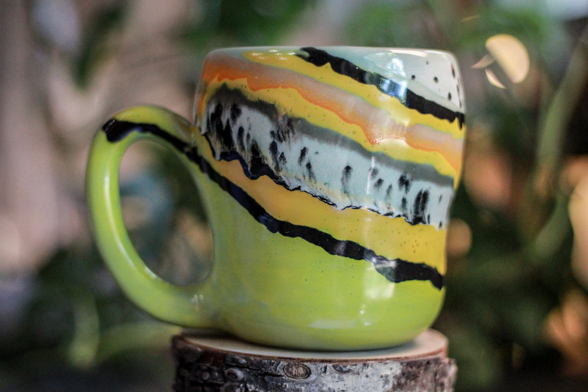 03-F Bumblebee Jasper Variation Mug, 23 oz.
