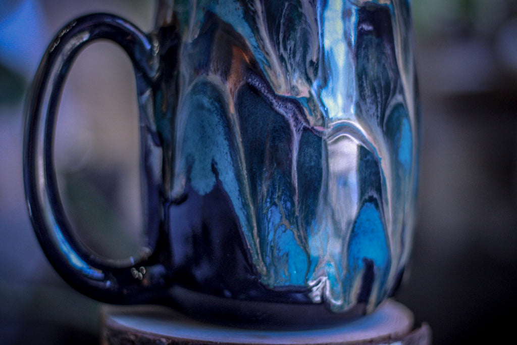 26-D Turquoise Grotto Stein Mug - TOP SHELF, 23 oz.