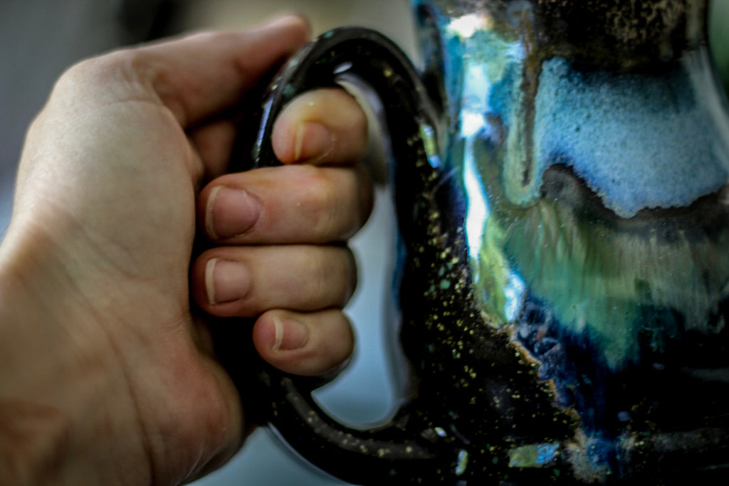 28-B Copper Agate Barely Flared Acorn Mug, 20 oz.