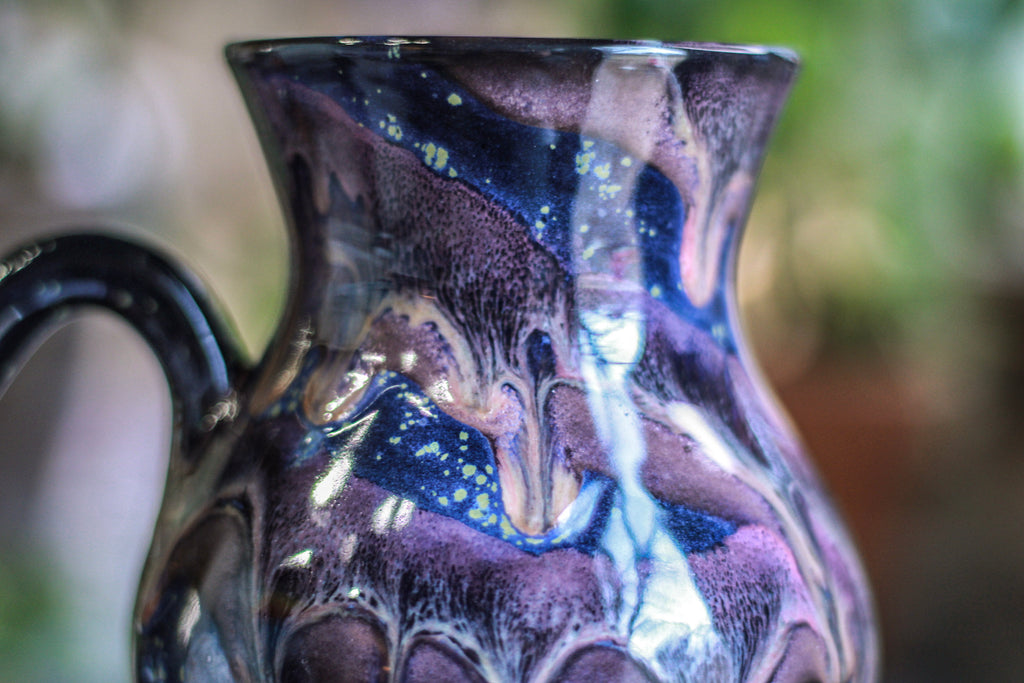 24-D Cosmic Amethyst Grotto Flared Acorn Notched Mug - TOP SHELF, 22 oz.