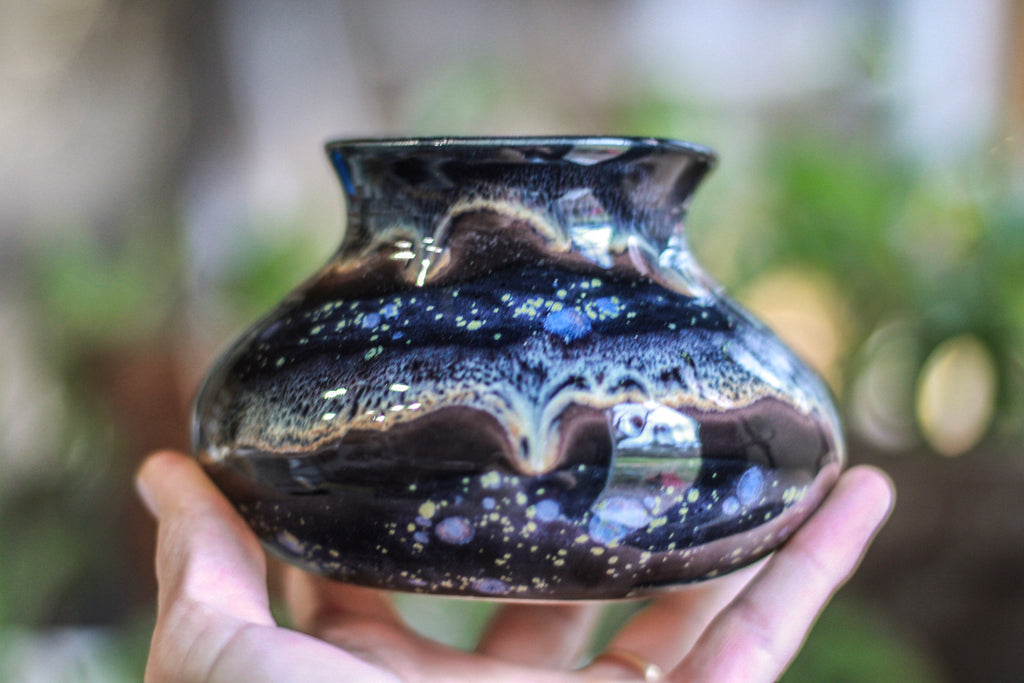 23-E Cosmic Amethyst Grotto Smudge Cup/Vase, 12 oz.