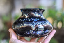 Load image into Gallery viewer, 23-E Cosmic Amethyst Grotto Smudge Cup/Vase, 12 oz.