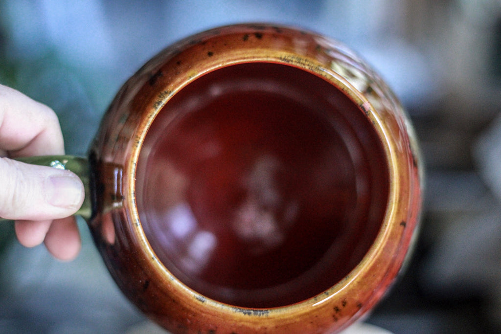 16-D Molten Melon Squat Textured Mug, 33 oz.
