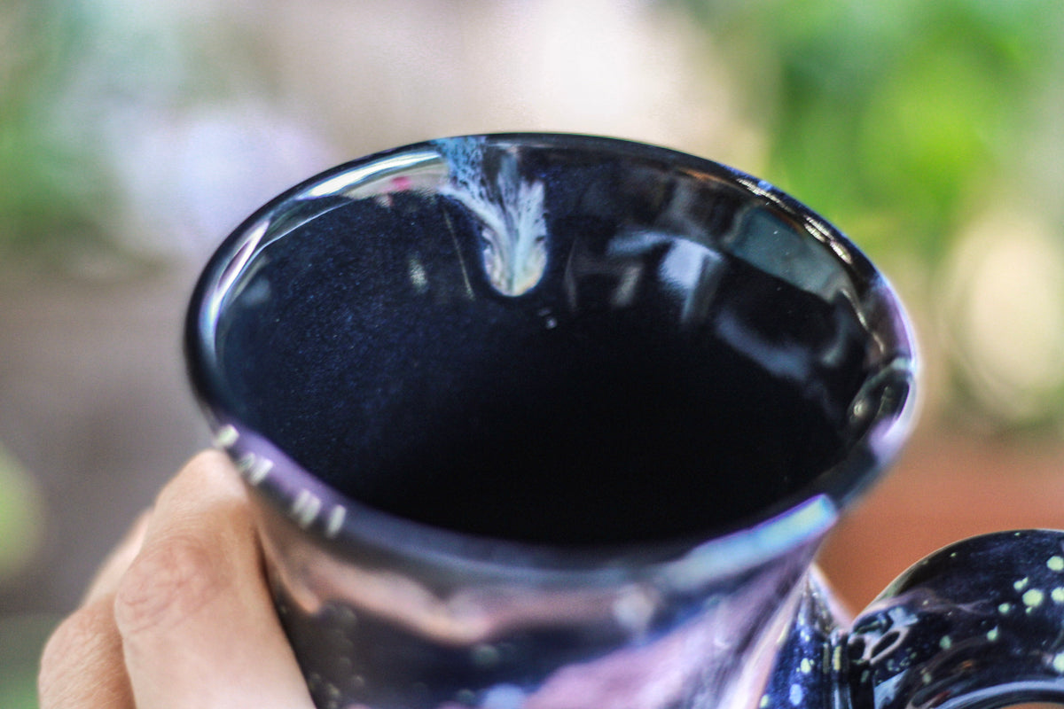 24-D Cosmic Amethyst Grotto Flared Acorn Notched Mug - TOP SHELF, 22 oz.