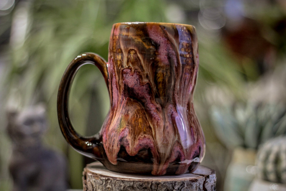 26-E Fuchsia Beauty Gourd Mug - MINOR MISFIT , 18 oz. - 10% off