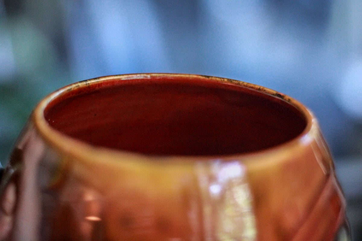 16-D Molten Melon Squat Textured Mug, 33 oz.