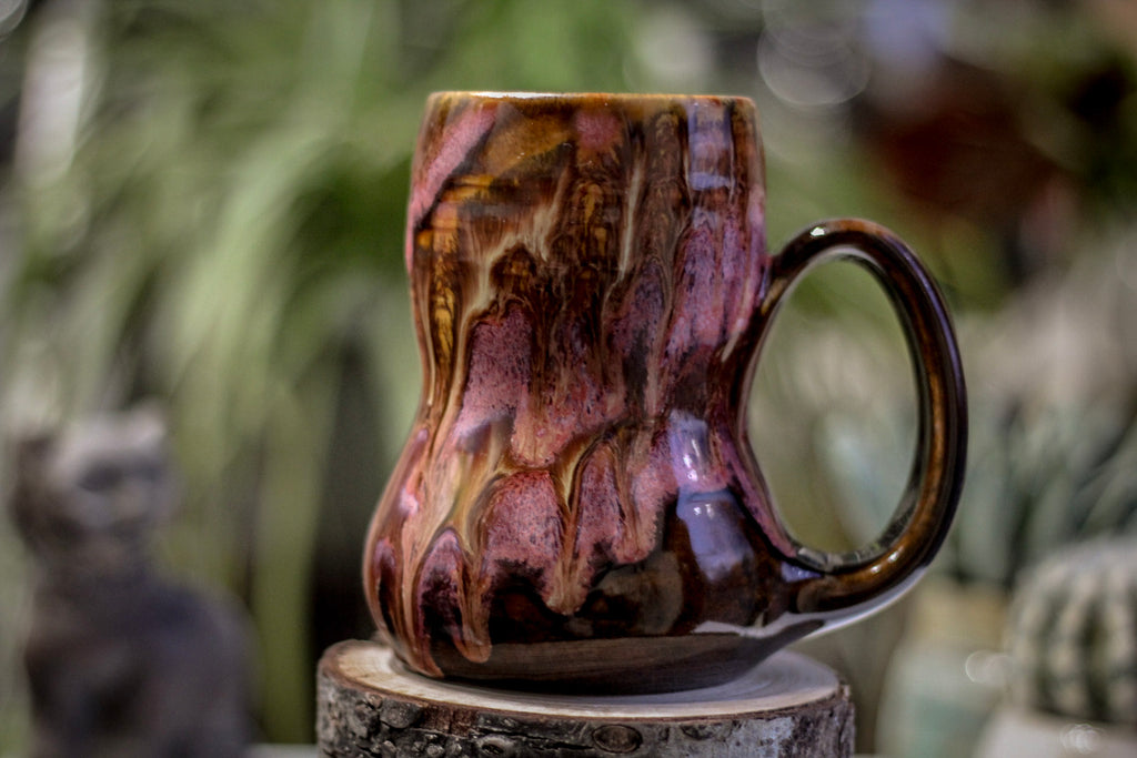 26-E Fuchsia Beauty Gourd Mug - MINOR MISFIT , 18 oz. - 10% off