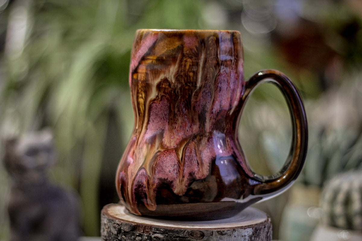 26-E Fuchsia Beauty Gourd Mug - MINOR MISFIT , 18 oz. - 10% off