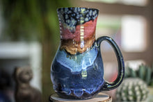 Load image into Gallery viewer, 25-B Starry Starry Night Barely Flared Textured Acorn Mug - ODDBALL, 21 oz. - 15% off