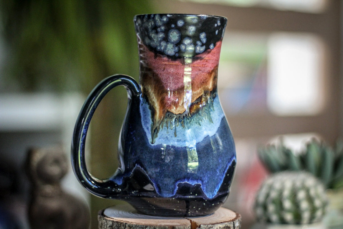 25-B Starry Starry Night Barely Flared Textured Acorn Mug - ODDBALL, 21 oz. - 15% off