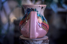 Load image into Gallery viewer, 04-B Pink Rainbow Grotto Flared Mug, 23 oz.