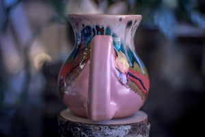 04-B Pink Rainbow Grotto Flared Mug, 23 oz.