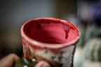 03-B Coral Mountain Meadow Variation Flared Textured Mug, 17 oz.