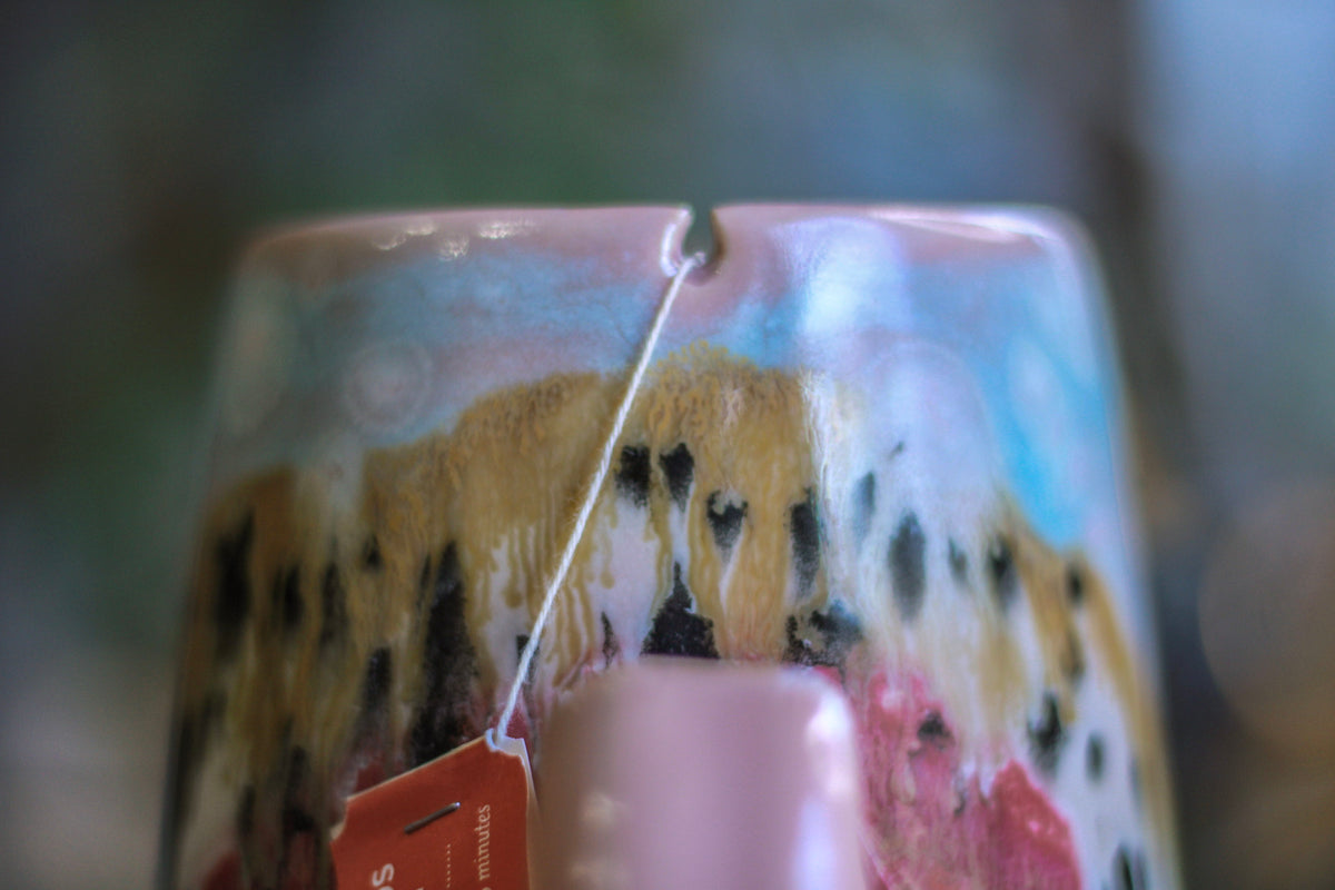 03-C Strawberry Fields Notched Mug, 25 oz.