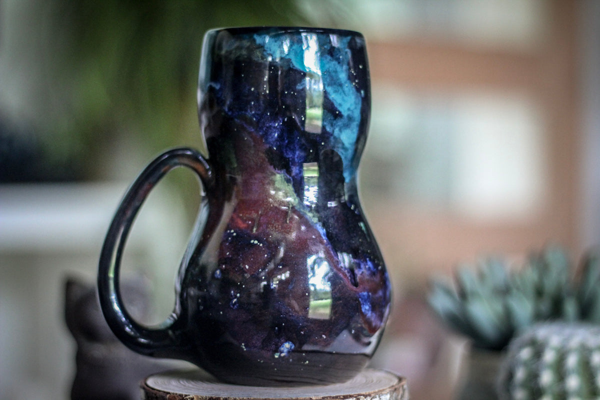 27-A Rainbow Stellar Gourd Mug, 22 oz.