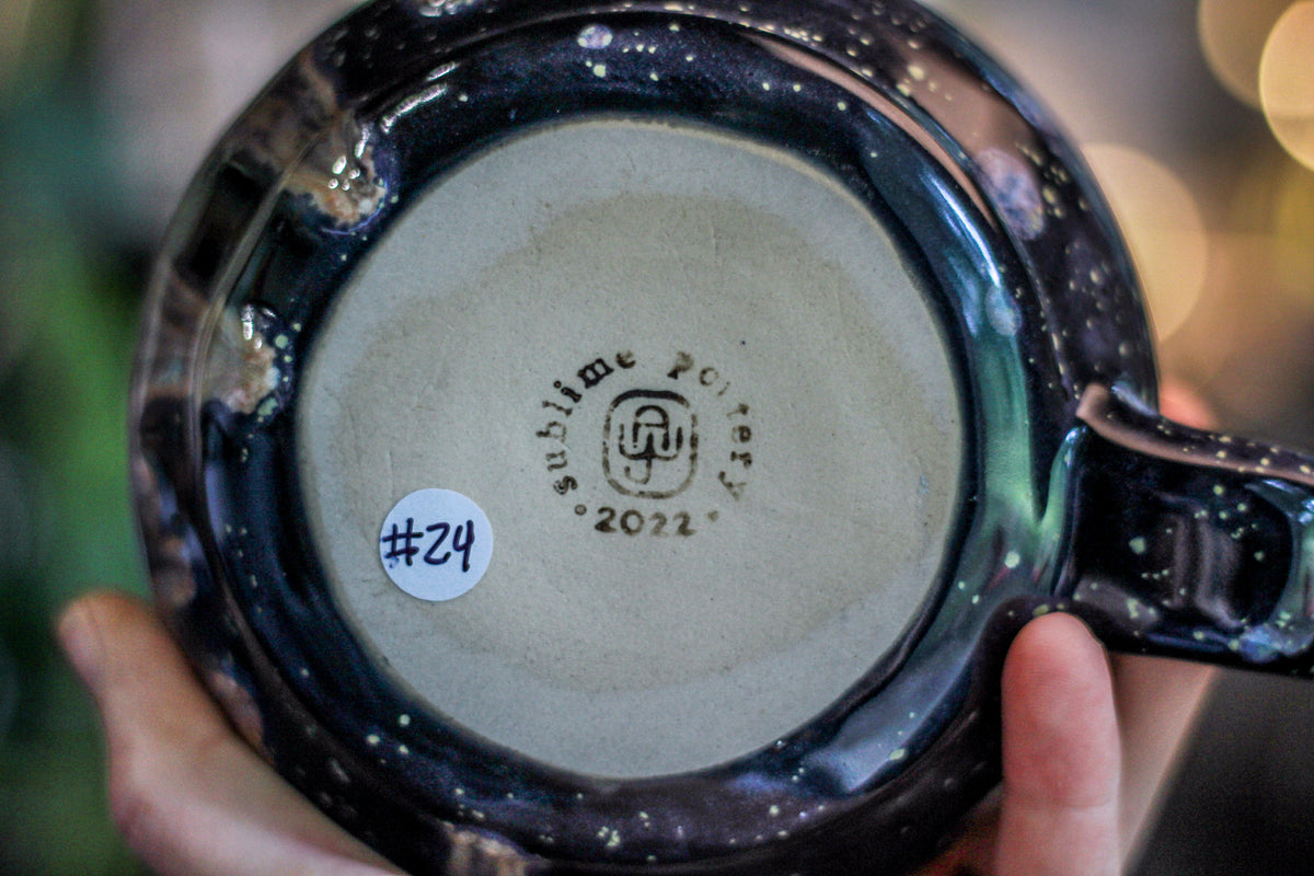 24-C Cosmic Amethyst Grotto Flared Mug - TOP SHELF, 26 oz.