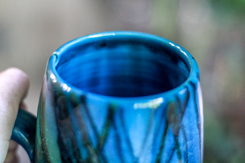 25-B Labradorite Notched Mug - MISFIT, 27 oz. - 15% off