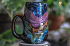 25-B Starry Night Textured Acorn Mug, 23 oz.