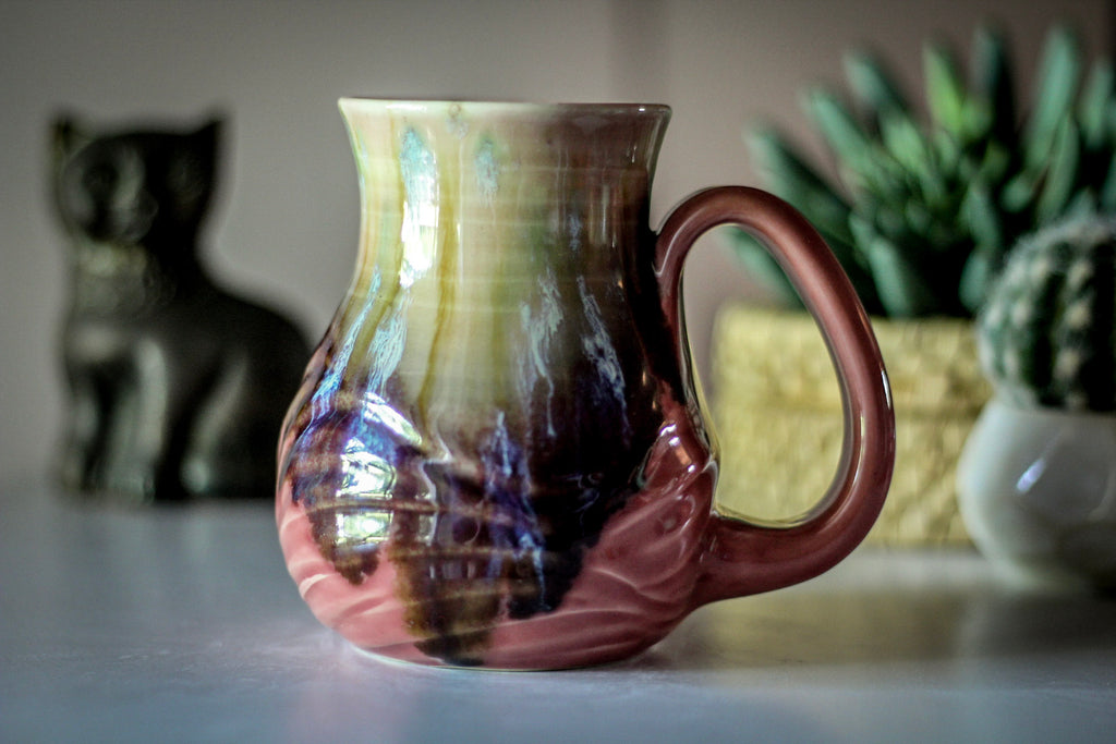 30-D PROTOTYPE Barely Flared Textured Mug, 17 oz.