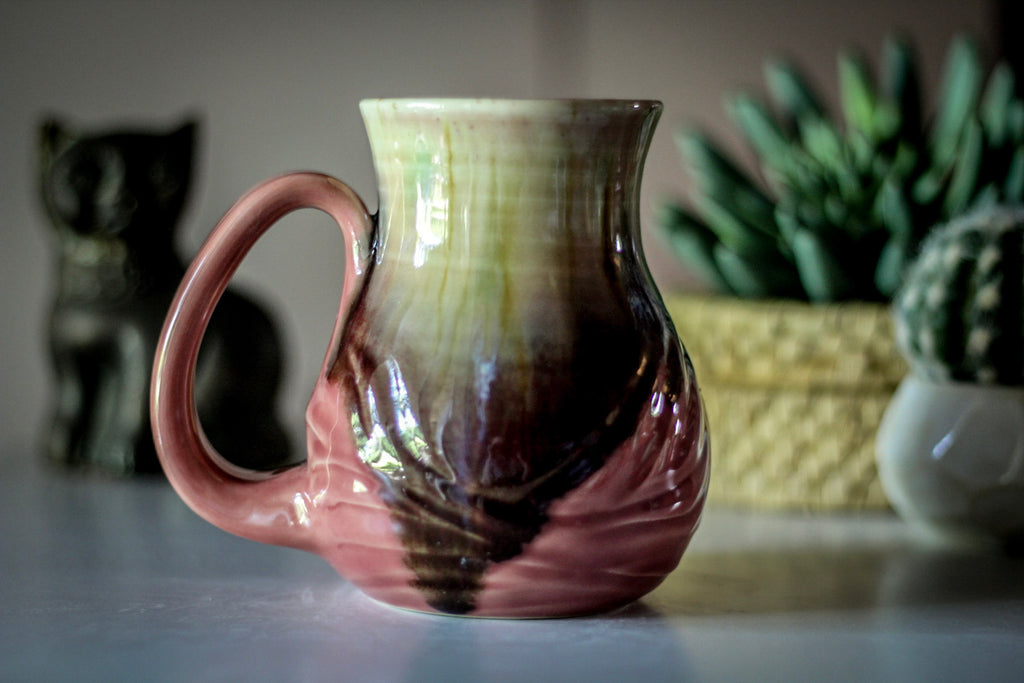 30-D PROTOTYPE Barely Flared Textured Mug, 17 oz.