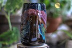 25-B Starry Night Textured Acorn Mug, 23 oz.