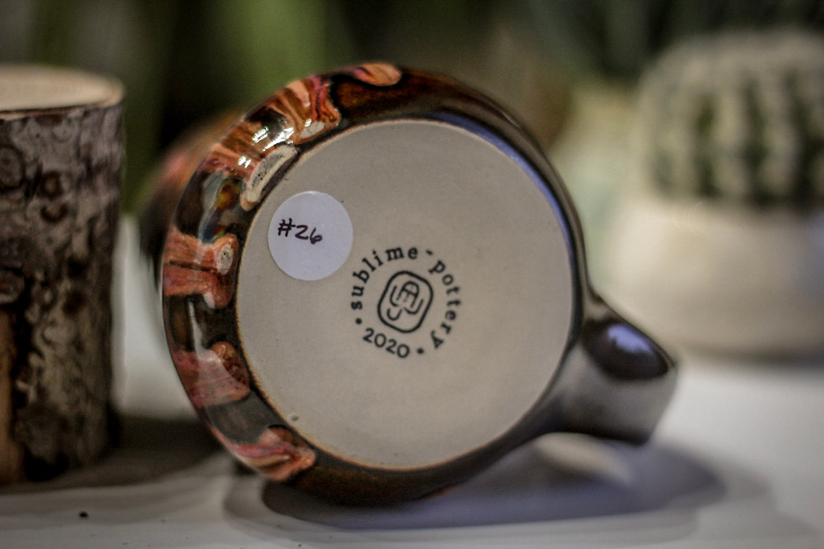 26-E Fuchsia Beauty Gourd Mug - MINOR MISFIT , 18 oz. - 10% off