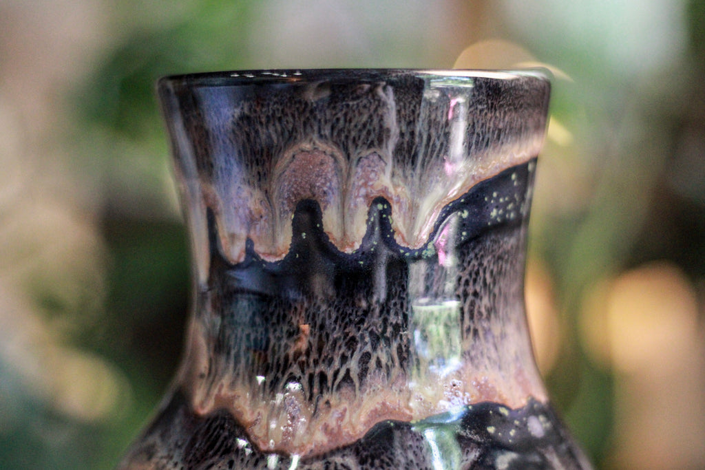 28-C Cosmic Amethyst Grotto Barely Flared Notched Acorn Mug, 28 oz.