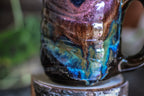 25-B Starry Night Textured Acorn Mug, 23 oz.