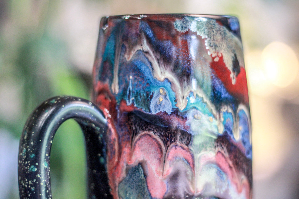 25-B Cosmic Grotto Notched Mug, 23 oz.