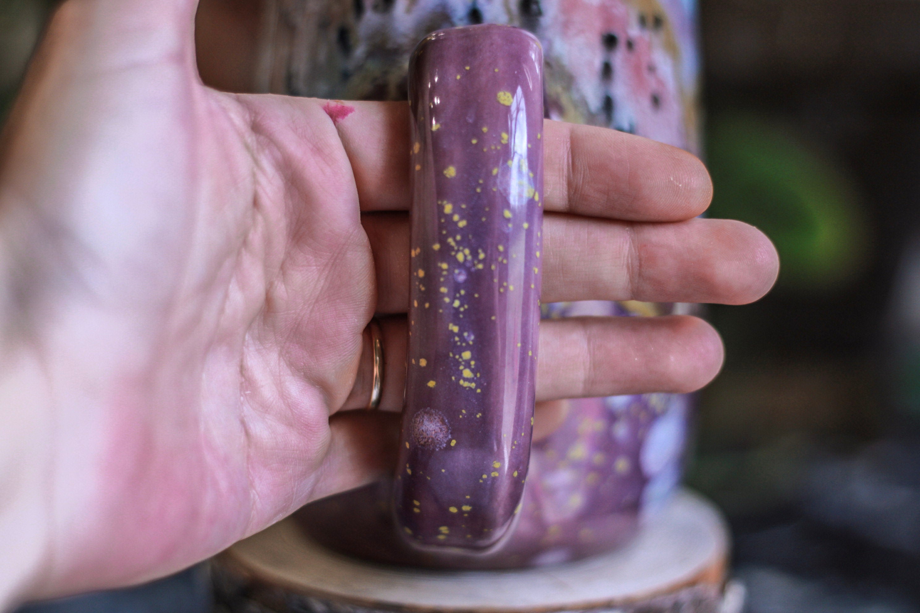 03-B Lavender Fields Mug - TOP SHELF ODDBALL, 26 oz.