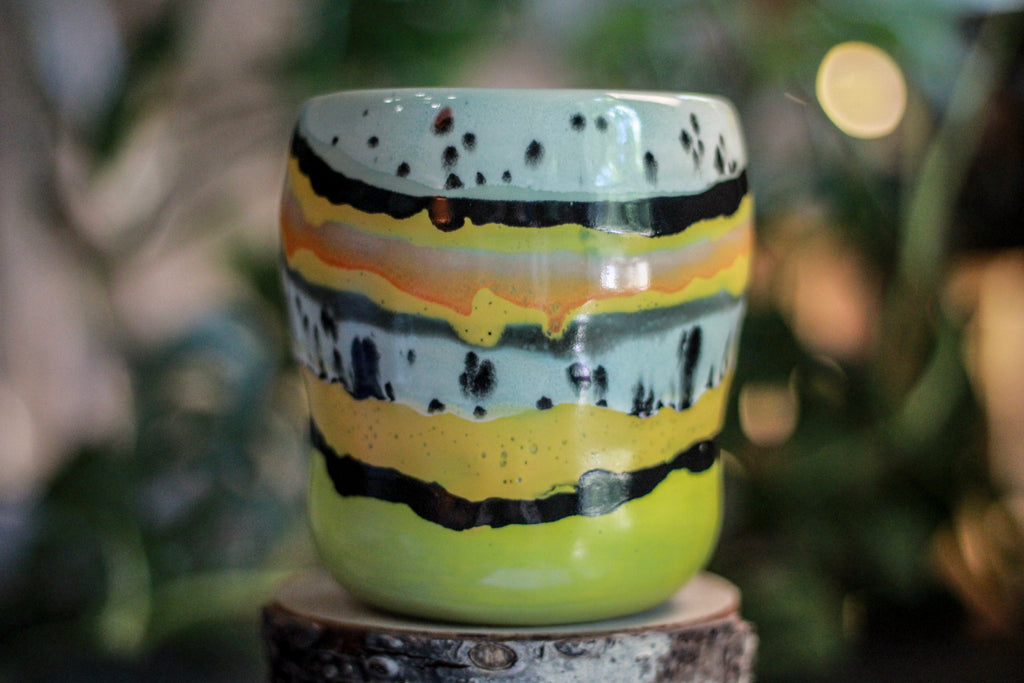 03-F Bumblebee Jasper Variation Mug, 23 oz.