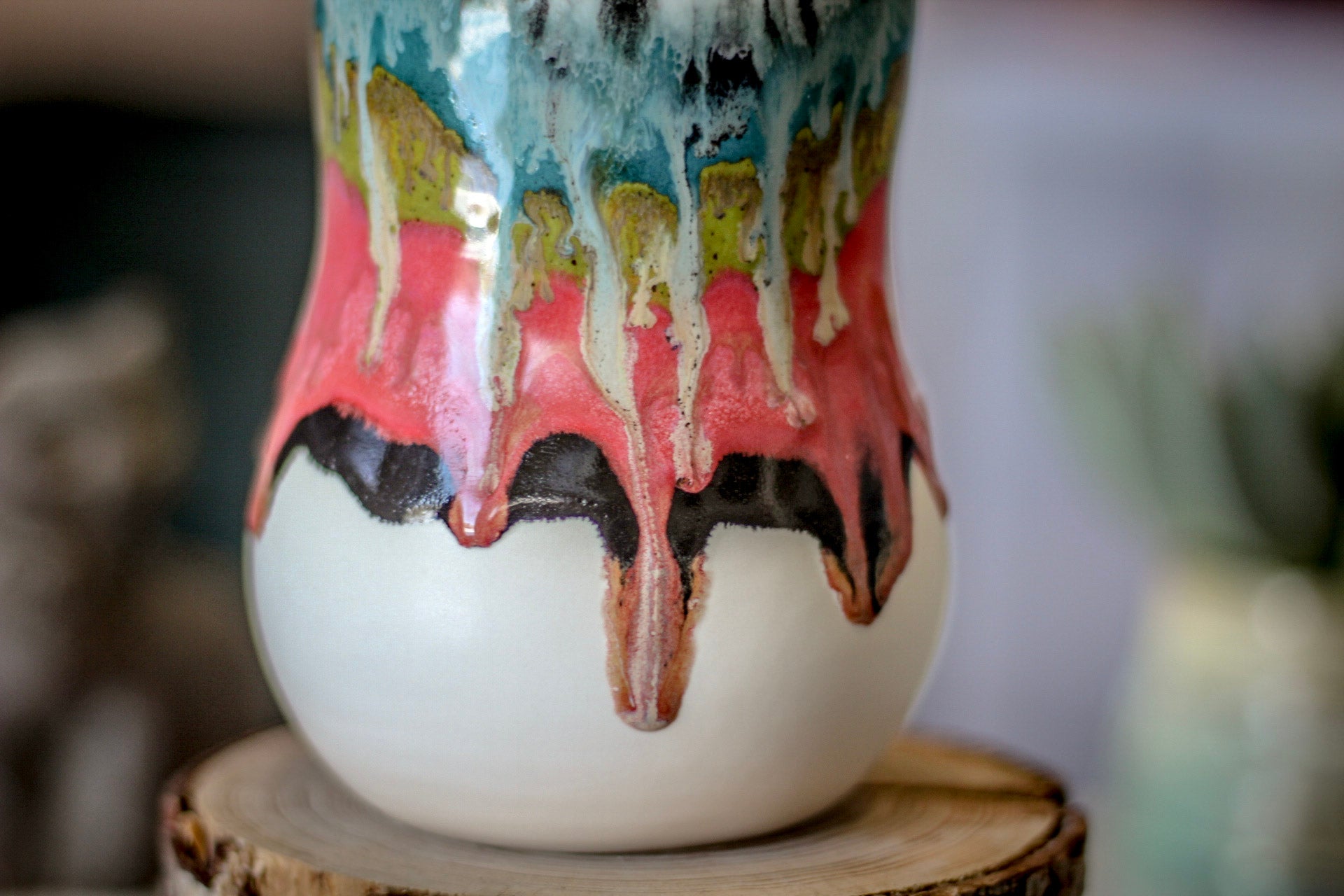 03-B Snowy Grotto Variation Gourd Mug, 20 oz.