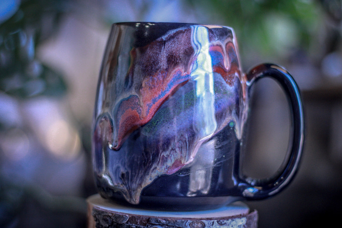 28-B Cosmic Grotto Squat Stein Mug - TOP SHELF, 24 oz.