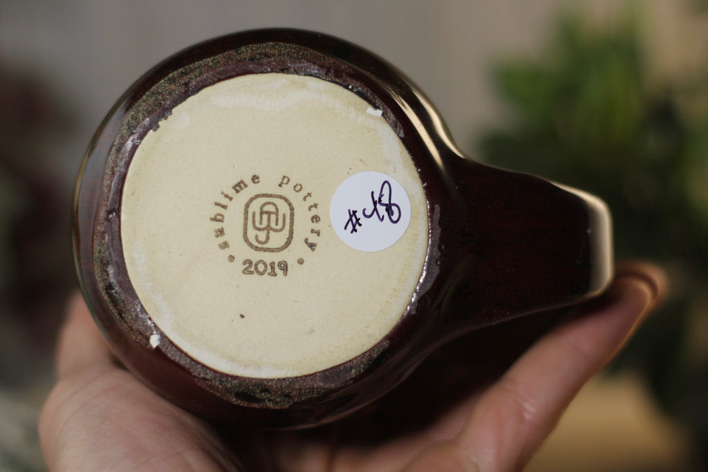 48 EXPERIMENTAL MISFIT Barely Flared Textured Mug, 19 oz.