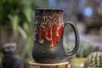 27-E Scarlet Cavern Textured Mug, 19 oz.