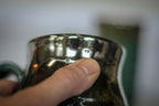 EXPERIMENT AUCTION #27 Barely Flared Spiral Mug - MISFIT, 13 oz.