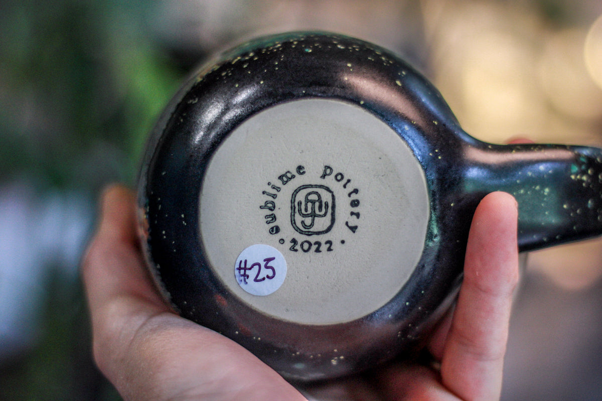25-B Cosmic Grotto Notched Mug, 23 oz.