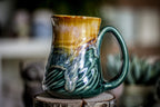 P-01 Barely Flared Textured Mug, 12 oz.