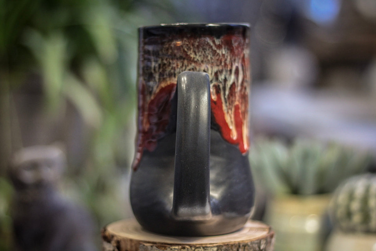 27-E Scarlet Cavern Textured Mug, 19 oz.