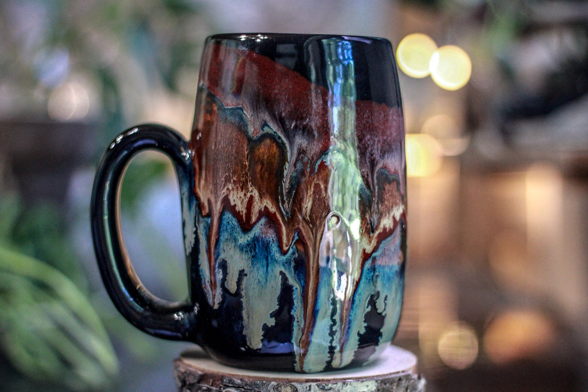 09-B Fire & Ice Mug - TOP SHELF MISFIT, 28 oz.